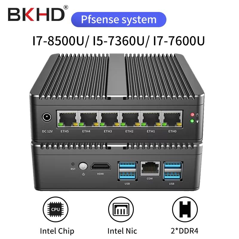 BKHD ǰ Pfsense ȭ  ̴ PC 6 LAN 8  cpu Ҹ ̴ ǻ, Openwrt X86 Vyos Ubuntu Centos